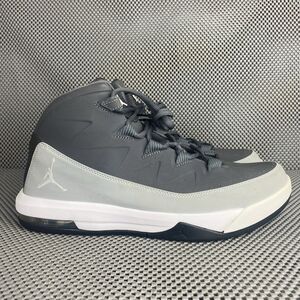 Jordan Air Deluxe BG Basketball Shoes Mens Size 12 Dark Gray Logo Lace Up